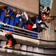 Convention attendees withstood long security lines to see Hillary Clinton on Friday. (Credit: Eli Hiller / NABJ/NAHJ )